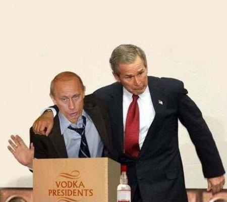 Путин и Буш
