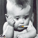 Курящий ребёнок (анимация)